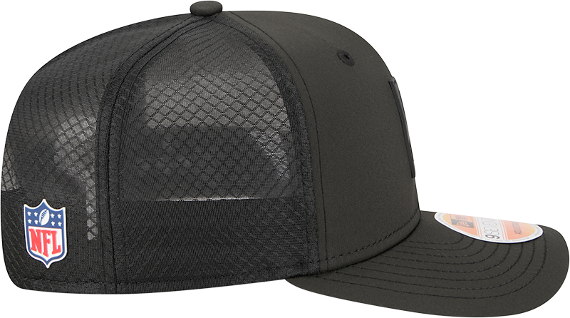 Men's Cincinnati Bengals New Era Black 2025 Sideline 9SEVENTY Trucker Adjustable Hat - Pro Jersey Sports