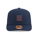 Men's Chicago Bears New Era Navy 2025 NFL Secondary Logo Sideline Heat 9SEVENTY Adjustable Hat - Pro Jersey Sports