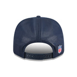 Men's Chicago Bears New Era Navy 2025 NFL Secondary Logo Sideline Heat 9SEVENTY Adjustable Hat - Pro Jersey Sports
