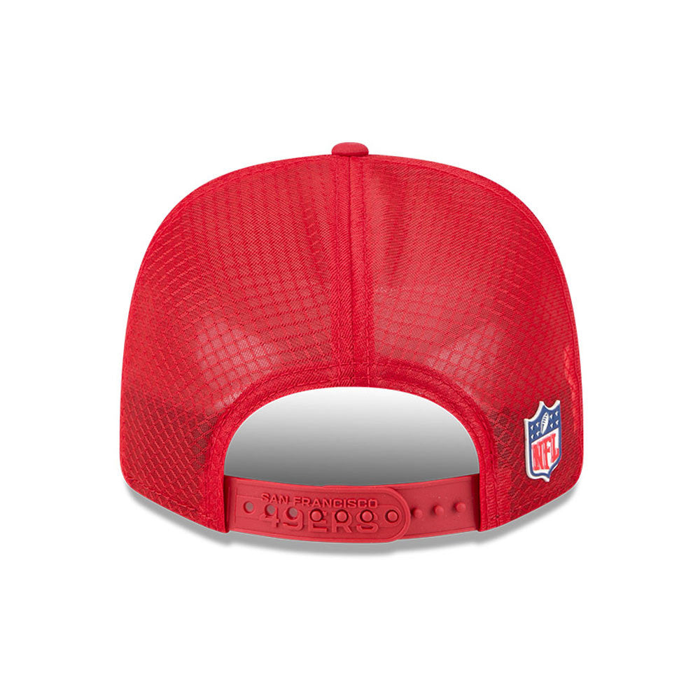 Men's San Francisco 49ers New Era Red 2025 NFL Sideline Heat 9SEVENTY Adjustable Hat - Pro Jersey Sports