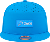 Men's Detroit Lions New Era Blue 2025 Sideline Split Panel 9FIFTY Snapback Hat - Pro Jersey Sports