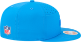 Men's Detroit Lions New Era Blue 2025 Sideline Split Panel 9FIFTY Snapback Hat - Pro Jersey Sports