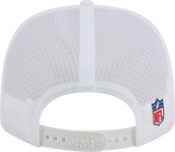 Men's Minnesota Vikings New Era White 2025 Sideline 9SEVENTY Trucker Adjustable Hat - Pro Jersey Sports