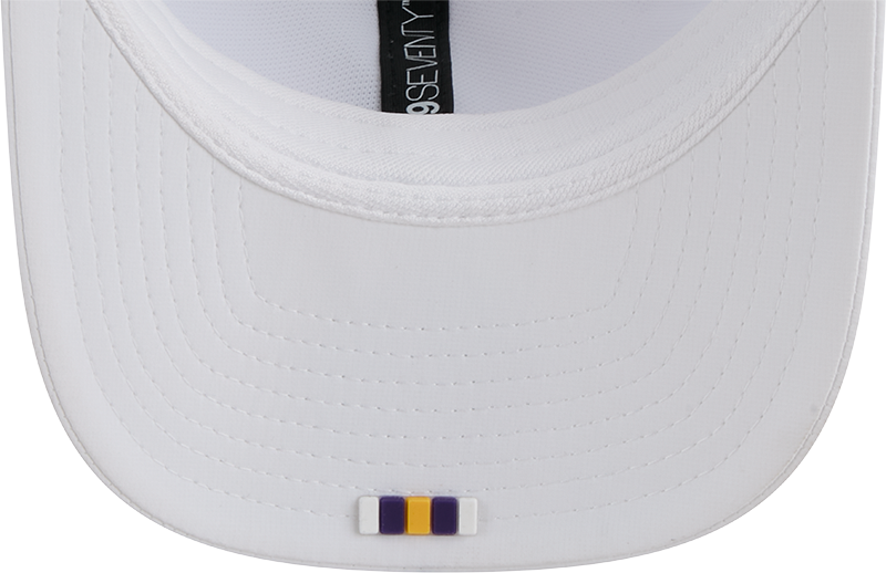 Men's Minnesota Vikings New Era White 2025 Sideline 9SEVENTY Trucker Adjustable Hat - Pro Jersey Sports