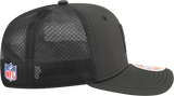 Men's Washington Commanders New Era Black 2025 Sideline 9SEVENTY Trucker Adjustable Hat - Pro Jersey Sports