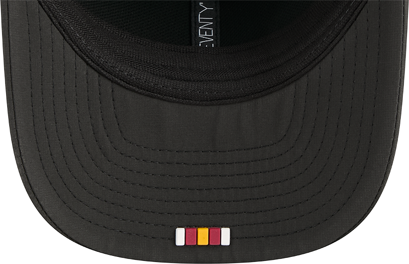 Men's Washington Commanders New Era Black 2025 Sideline 9SEVENTY Trucker Adjustable Hat - Pro Jersey Sports