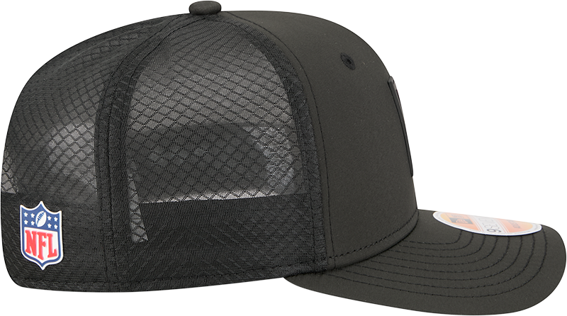 Men's Arizona Cardinals New Era Black 2025 Sideline 9SEVENTY Trucker Adjustable Hat - Pro Jersey Sports