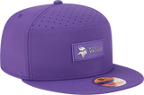 Men's Minnesota Vikings New Era Purple 2025 Sideline Split Panel 9FIFTY Snapback Hat - Pro Jersey Sports