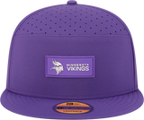 Men's Minnesota Vikings New Era Purple 2025 Sideline Split Panel 9FIFTY Snapback Hat - Pro Jersey Sports