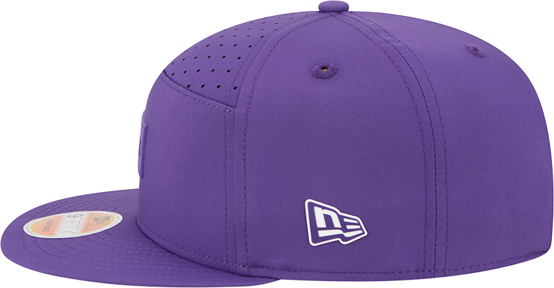 Men's Minnesota Vikings New Era Purple 2025 Sideline Split Panel 9FIFTY Snapback Hat - Pro Jersey Sports