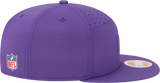 Men's Minnesota Vikings New Era Purple 2025 Sideline Split Panel 9FIFTY Snapback Hat - Pro Jersey Sports