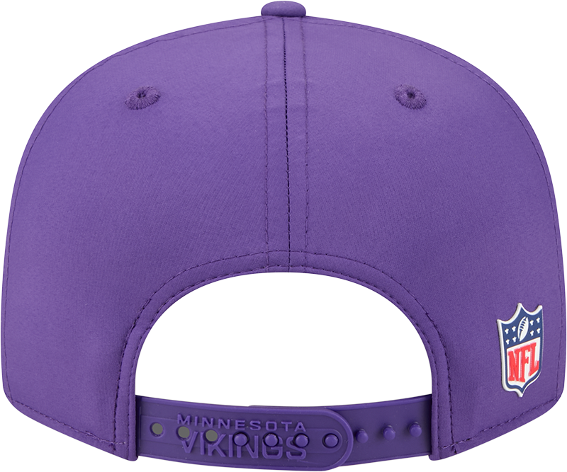 Men's Minnesota Vikings New Era Purple 2025 Sideline Split Panel 9FIFTY Snapback Hat - Pro Jersey Sports