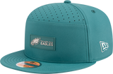 Men's Philadelphia Eagles New Era Green 2025 Sideline Split Panel 9FIFTY Snapback Hat - Pro Jersey Sports