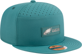 Men's Philadelphia Eagles New Era Green 2025 Sideline Split Panel 9FIFTY Snapback Hat - Pro Jersey Sports