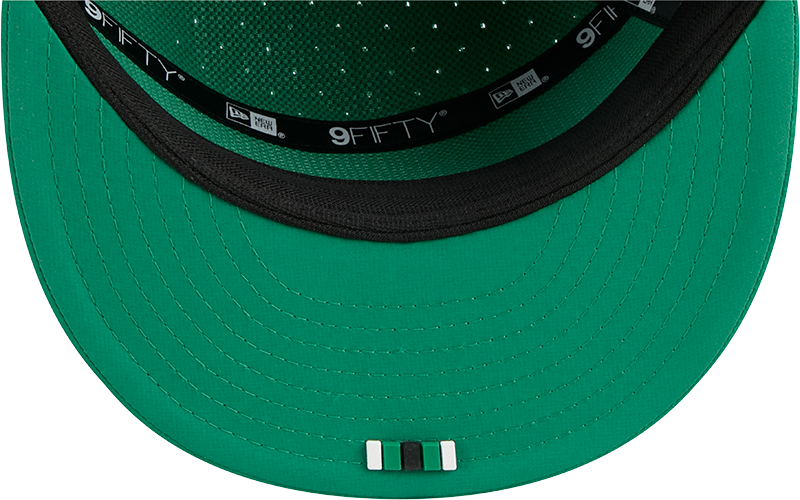 Men's Philadelphia Eagles New Era Kelly Green 2025 Sideline Split Panel 9FIFTY Snapback Hat - Pro Jersey Sports