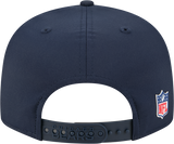Men's Chicago Bears New Era Navy 2025 Sideline Split Panel 9FIFTY Snapback Hat - Pro Jersey Sports