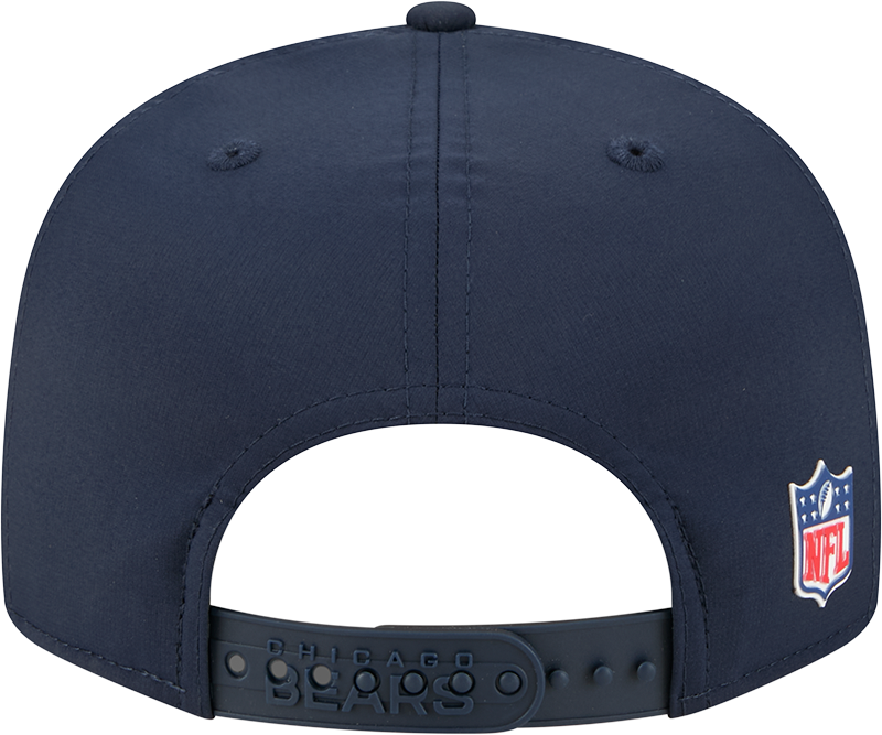 Men's Chicago Bears New Era Navy 2025 Sideline Split Panel 9FIFTY Snapback Hat - Pro Jersey Sports