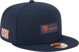 Men's Chicago Bears New Era Navy 2025 Primary Sideline Split Panel 9FIFTY Snapback Hat - Pro Jersey Sports