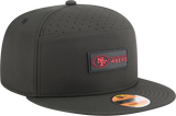 Men's San Francisco 49ers New Era Black 2025 Sideline Split Panel 9FIFTY Snapback Hat - Pro Jersey Sports