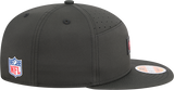 Men's San Francisco 49ers New Era Black 2025 Sideline Split Panel 9FIFTY Snapback Hat - Pro Jersey Sports