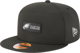 Men's Philadelphia Eagles New Era Black 2025 Sideline Split Panel 9FIFTY Snapback Hat - Pro Jersey Sports