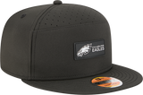 Men's Philadelphia Eagles New Era Black 2025 Sideline Split Panel 9FIFTY Snapback Hat - Pro Jersey Sports