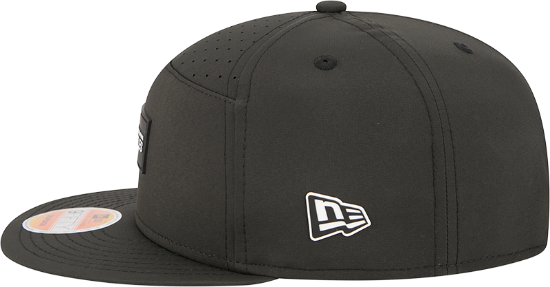 Men's Philadelphia Eagles New Era Black 2025 Sideline Split Panel 9FIFTY Snapback Hat - Pro Jersey Sports