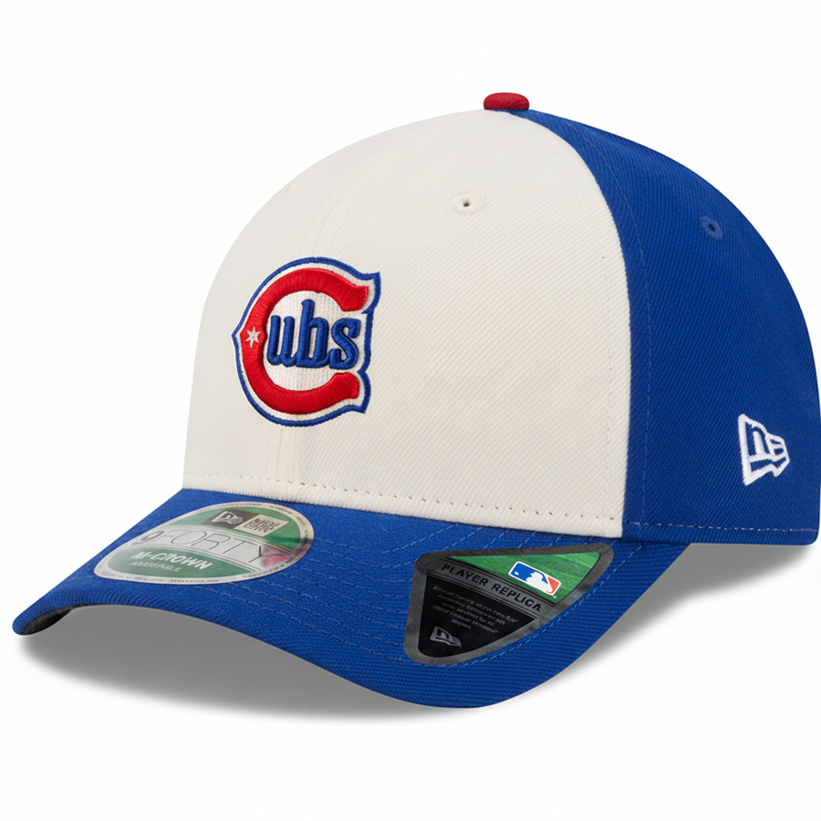 Youth Chicago Cubs New Era M-Crown 39Thirty Alternate 2 Player Replica Adjustable Hat