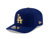 Los Angeles Dodgers Royal Blue New Era MLB Gold Champions 9SEVENTY Stretch Snap Adjustable Hat - Pro Jersey Sports