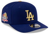Los Angeles Dodgers Royal Blue New Era MLB Gold Champions 9SEVENTY Stretch Snap Adjustable Hat - Pro Jersey Sports