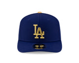 Los Angeles Dodgers Royal Blue New Era MLB Gold Champions 9SEVENTY Stretch Snap Adjustable Hat - Pro Jersey Sports