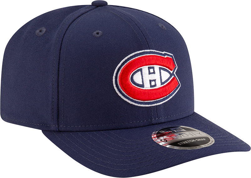 Men's Montreal Canadiens Blue New Era 9SEVENTY Adjustable Hat