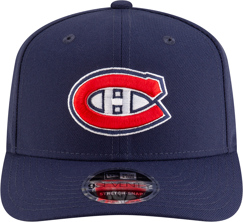 Men's Montreal Canadiens Blue New Era 9SEVENTY Adjustable Hat