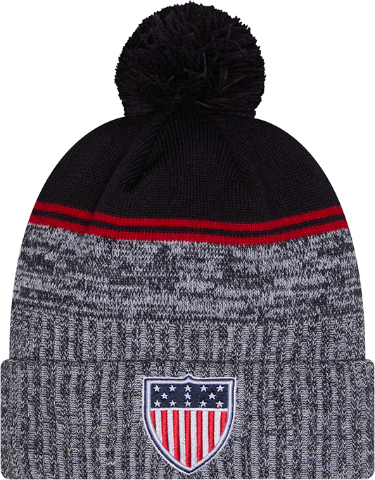 Team USA Olympics New Era Cuffed Pom Knit - Pro Jersey Sports