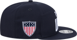 Team USA Olympics New Era Navy Split Panel 9FIFTY Adjustable Snapback Hat - Pro Jersey Sports