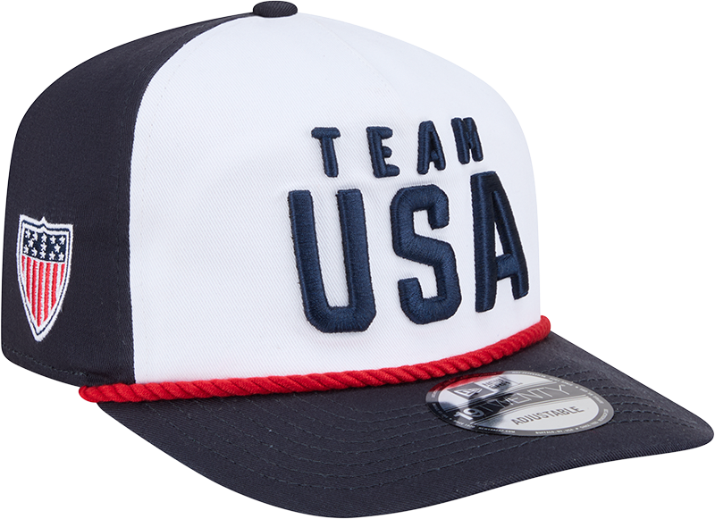 Team USA Olympics New Era Navy 19TWENTY Adjustable Hat - Pro Jersey Sports