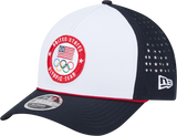 Team USA New Era Olympic 9FORTY A-Frame M-Crown Performance Adjustable Hat - Pro Jersey Sports