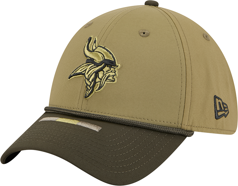 Men's Minnesota Vikings New Era Green 2025 Salute to Service 39THIRTY Flex Hat - Pro Jersey Sports