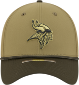 Men's Minnesota Vikings New Era Green 2025 Salute to Service 39THIRTY Flex Hat - Pro Jersey Sports