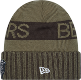 Chicago Bears New Era Green 2025 NFL Sideline Salute To Service Cuffed Knit Hat - Pro Jersey Sports
