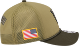 Men's Chicago Bears New Era Green 2025 NFL Salute To Service Sideline 9FORTY M-Crown Adjustable Hat - Pro Jersey Sports
