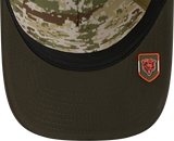 Men's Chicago Bears New Era Green 2025 NFL Salute To Service Sideline 9FORTY M-Crown Adjustable Hat - Pro Jersey Sports
