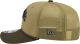 Men's Detroit Lions New Era Green 2025 Salute To Service Sideline 9SEVENTY Trucker Adjustable Hat - Pro Jersey Sports