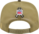 Men's Detroit Lions New Era Green 2025 Salute To Service Sideline 9SEVENTY Trucker Adjustable Hat - Pro Jersey Sports