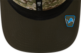 Men's Detroit Lions New Era Green 2025 Salute To Service Sideline 9SEVENTY Trucker Adjustable Hat - Pro Jersey Sports