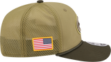 Men's Green Bay Packers New Era Green 2025 Salute To Service Sideline 9SEVENTY Trucker Adjustable Hat - Pro Jersey Sports