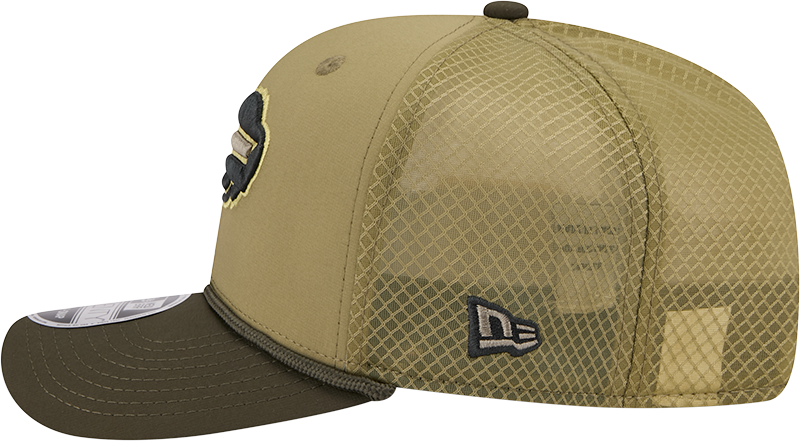 Men's Buffalo Bills New Era Green 2025 Salute To Service Sideline 9SEVENTY Trucker Adjustable Hat - Pro Jersey Sports