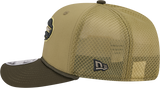 Men's Buffalo Bills New Era Green 2025 Salute To Service Sideline 9SEVENTY Trucker Adjustable Hat - Pro Jersey Sports