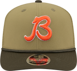 Men's Chicago Bears New Era Green B 2025 Salute To Service Sideline 9SEVENTY Trucker Adjustable Hat - Pro Jersey Sports