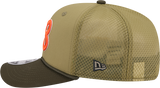 Men's Chicago Bears New Era Green B 2025 Salute To Service Sideline 9SEVENTY Trucker Adjustable Hat - Pro Jersey Sports